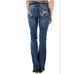 NWT WallFlower The Luscious Curvy Fit Boot Cut Jean Women Mid-Rise Size 0
